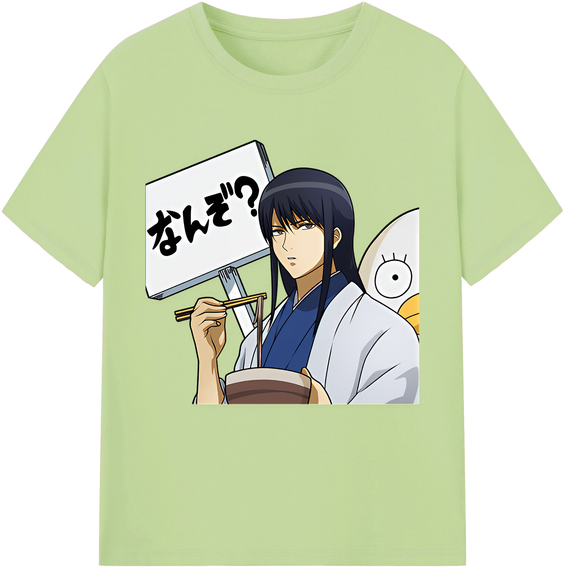 （画像用） ぎんたま 坂田銀時（さかたぎんとき） 神楽 志村新八（しむら しんぱち） GINTAMA Sakata Gintoki Kagura Shimura Shinpachi 綿100％半袖Tシャツ（フロントプリント）